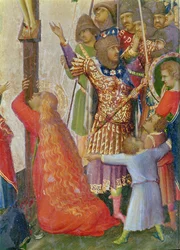 Der Lanzenstich (Detail)
